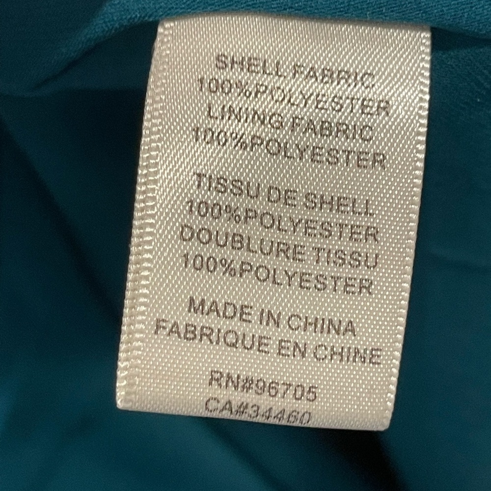 Rebecca Taylor Blue Teal Dress size 6 EUC - Picture 9 of 9